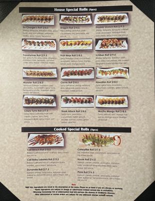 Menu photo 1 Obi's Sushi San Diego, CA Menu photo 1 Obi's Sushi San Diego, CA