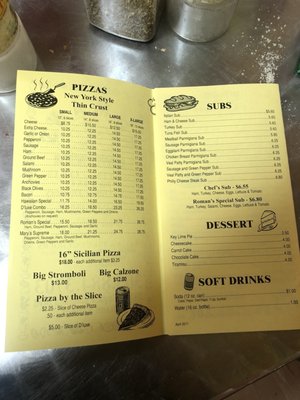 Menu photo 2 Roman's Pizzeria Miami Springs, FL Menu photo 2 Roman's Pizzeria Miami Springs, FL
