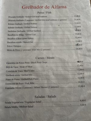 Menu photo 1 Grelhador de Alfama Lisbon, 11
