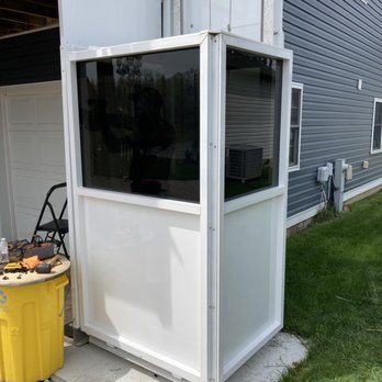 American Pride Remodeling - Precision Lift Outdoor wheelchair or vertical platform lift in Annapolis, MD - Mobility Equipment Sales & Services Near Me - Red Lion, Pennsylvania