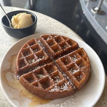 Breakfast Club - Churros waffles with side of icecream - Breakfast & Brunch Near Me - Phoenix, Arizona