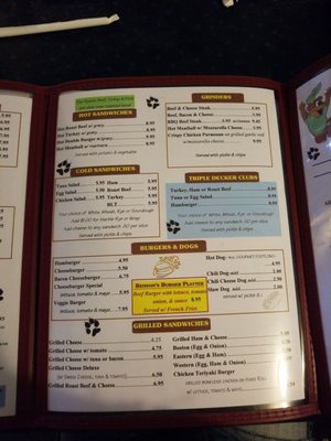 Menu photo 3 Benson's Eagle Bridge, NY