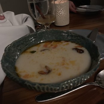 SoLo Farm & Table - Sunchoke soup. - New American Near Me - South Londonderry, Vermont