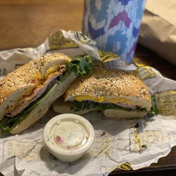 Old School Bagel Cafe - Sooner club no tomatoes. - Bagels Near Me - Yukon, Oklahoma