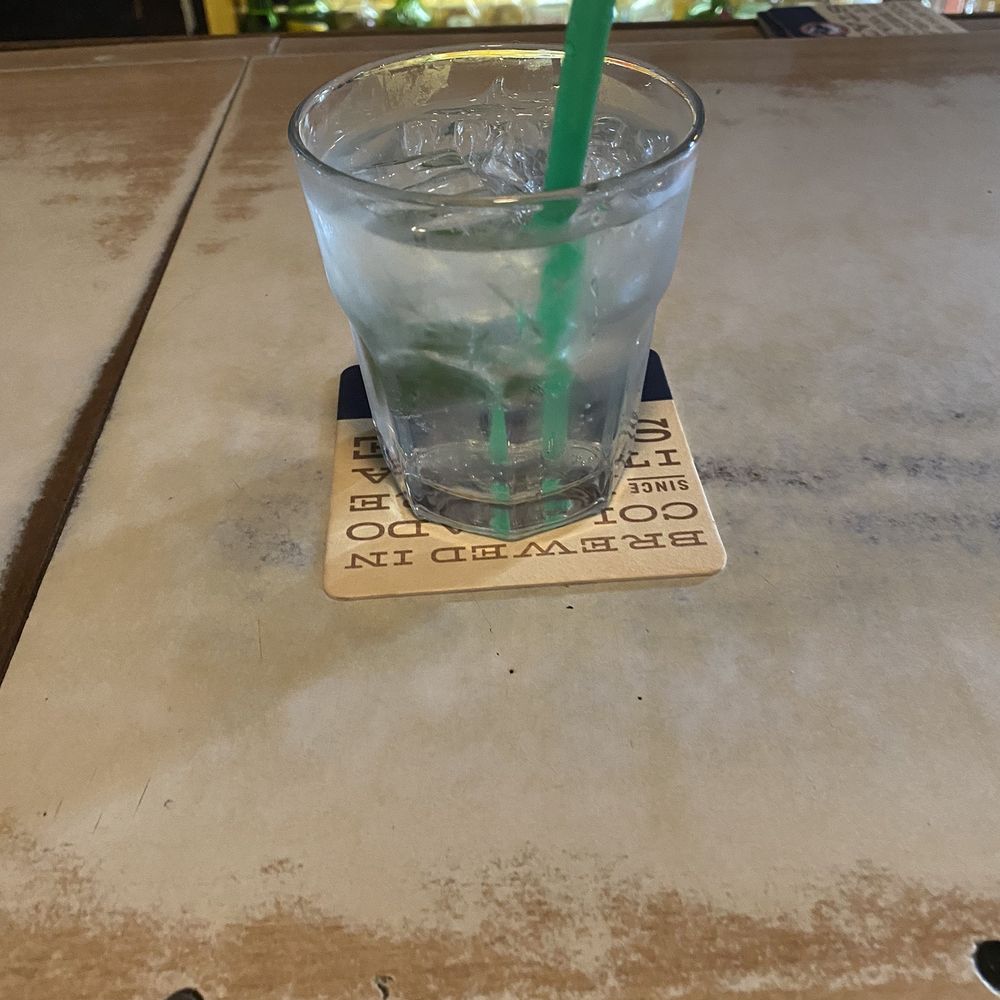 Ed's Cocktail Lounge - a glass of water with a green straw - Lounges Near Me - Twain Harte, California
