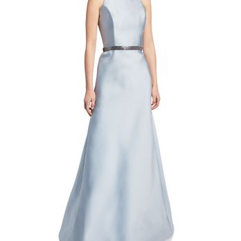 Roland Nivelais - Restraint and Splendor: Roland Nivelais, Light Blue Mikado Gown, Spring 2019. Courtesy of Bergdorf Goodman. - Formal Wear Near Me - New York, New York Roland Nivelais - Restraint and Splendor: Roland Nivelais, Light Blue Mikado Gown, Spring 2019. Courtesy of Bergdorf Goodman. - Formal Wear Near Me - New York, New York