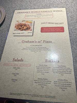 Menu photo 3 Graham's Beach Grill Cocoa Beach, FL