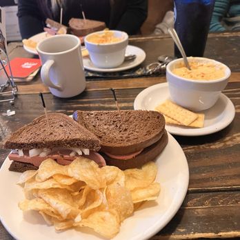 Mr. Dunderbak's - Liverwurst sandwich and Beer cheese soup - German Near Me - Tampa, Florida