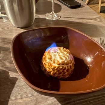 The Cellar Door - Christmas Pudding Baked Alaska at The Cellar Door in Durham, England. - Modern European Near Me - Durham, DUR The Cellar Door - Christmas Pudding Baked Alaska at The Cellar Door in Durham, England. - Modern European Near Me - Durham, DUR