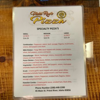 Vicki Rae's Pizza - Specialty menu - Pizza Near Me - Priest River, Idaho Vicki Rae's Pizza - Specialty menu - Pizza Near Me - Priest River, Idaho