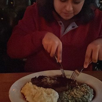 Prime Table - New York steak, mashed potatoes, cream spinach - Steakhouses Near Me - Stockton, California