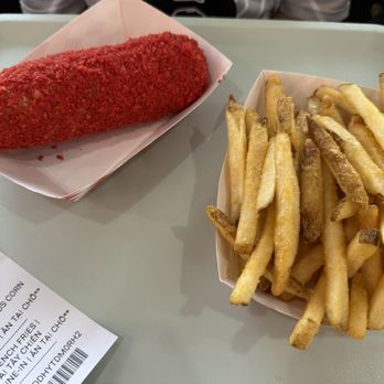 Paris Banh Mi - Flaming Cheeto corns dog and hot/crispy fries. - Vietnamese Near Me - Everett, Washington Paris Banh Mi - Flaming Cheeto corns dog and hot/crispy fries. - Vietnamese Near Me - Everett, Washington