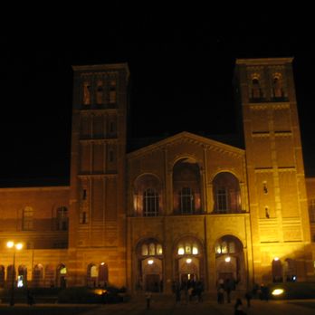 Royce Hall - UCLA - at night - Performing Arts Near Me - Los Angeles, California