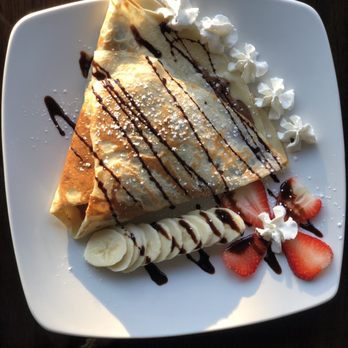 Happytime Tea - Banana Nutella and Strawberry Crepe - Coffee & Tea Near Me - San Diego, California Happytime Tea - Banana Nutella and Strawberry Crepe - Coffee & Tea Near Me - San Diego, California