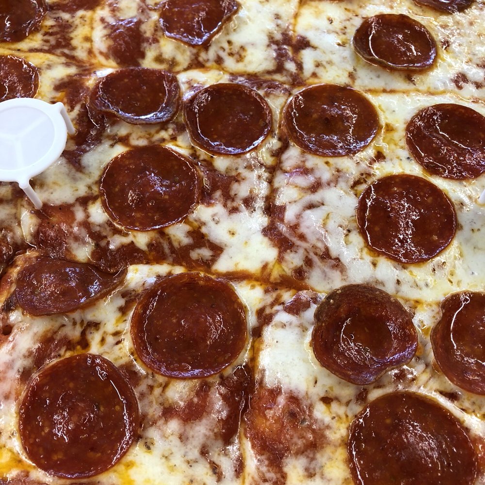 Rossi's Pizza - Johnson City - Half sheet of pepperoni - Pizza Near Me - Johnson City, New York Rossi's Pizza - Johnson City - Half sheet of pepperoni - Pizza Near Me - Johnson City, New York