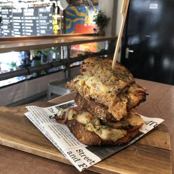 Coco’s Corner Shop - Pesto Chicken sandwich - Cafes Near Me - Amsterdam, New Hampshire