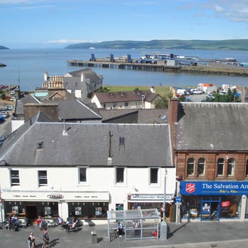 Castle of St John - View of the Square from the top of Castle of St John, Stranraer - Castles Near Me - Stranraer, DGY