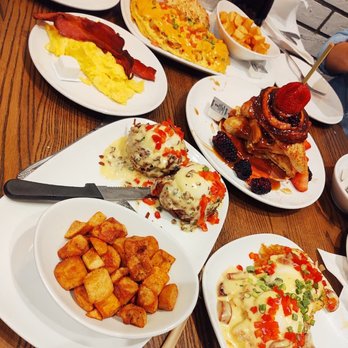 Another Broken Egg Cafe - Our spread - American Near Me - Austin, Texas Another Broken Egg Cafe - Our spread - American Near Me - Austin, Texas