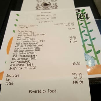 Bareburger - Hell's Kitchen - Not what its cracked up to b. Disappointed - Burgers Near Me - New York, New York