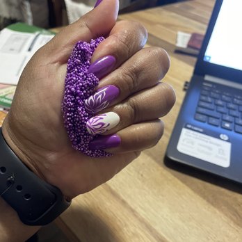 Angel Nails - My recent one. She did good as always - Nail Salons Near Me - Holbrook, Massachusetts