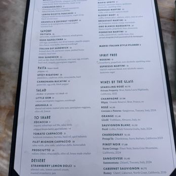 Marisi - Menu for Sunday brunch - Italian Near Me - La Jolla, California Marisi - Menu for Sunday brunch - Italian Near Me - La Jolla, California