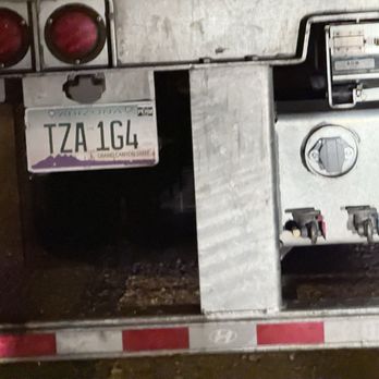 Trotter's Rv - The plate of truck and trailer that pass us. - RV Dealers Near Me - Kingman, Arizona