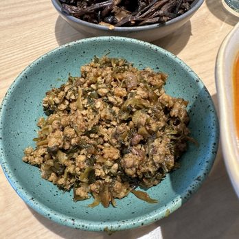 Jun Bistro - Pickled greens. See all the meat? - Chinese Near Me - Milpitas, California Jun Bistro - Pickled greens. See all the meat? - Chinese Near Me - Milpitas, California