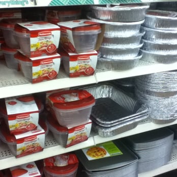 Dollar Tree - Tupperware and aluminum trays - Discount Store Near Me - Sunnyvale, California