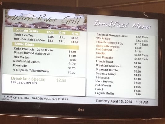 Menu photo 2 Wind River Grill Riverton, UT