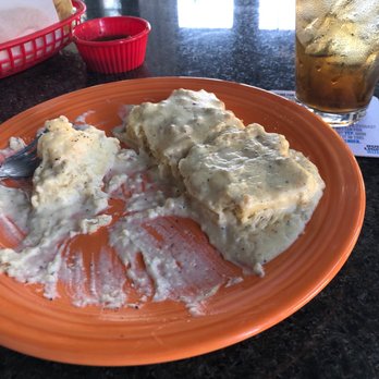 Crest Cafe - almost half eaten  Soooo good. - Breakfast & Brunch Near Me - Riverside, California