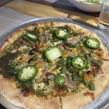 Monkeypod Kitchen by Merriman - Pork and pineapple pizza - New American Near Me - Kihei, Hawaii Monkeypod Kitchen by Merriman - Pork and pineapple pizza - New American Near Me - Kihei, Hawaii