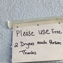 So Middle Eastern and use more dryers .But others can use two only nice.