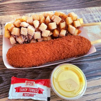 One Zo/ Myungrang Hotdog - #8 Potato Hotdog & #1 Classic Hotdog - Bubble Tea Near Me - Long Beach, California