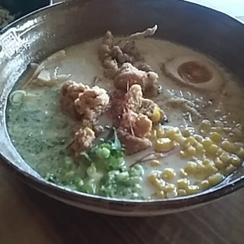 Ramen Jin - Miso Ramen with chicken instead of pork - Ramen Near Me - Houston, Texas Ramen Jin - Miso Ramen with chicken instead of pork - Ramen Near Me - Houston, Texas