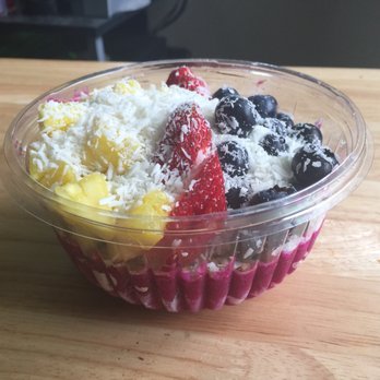 Bailey's Blendz - Dragon fruit bowl with coconut flakes, strawberry, blueberry, and pineapple. So delicious! - Juice Bars & Smoothies Near Me - Boynton Beach, Florida Bailey's Blendz - Dragon fruit bowl with coconut flakes, strawberry, blueberry, and pineapple. So delicious! - Juice Bars & Smoothies Near Me - Boynton Beach, Florida