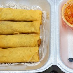 Koi Sushi and Steakhouse - My stepdaughter lived these fried vegetarian rolls: