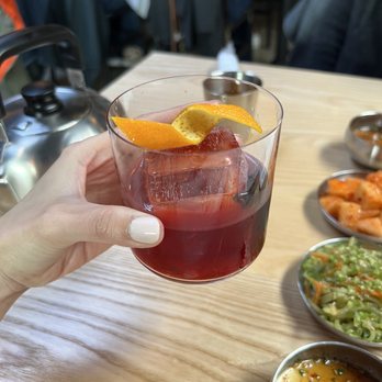 San Ho Won - Bokbunja Negroni - Korean Near Me - San Francisco, California San Ho Won - Bokbunja Negroni - Korean Near Me - San Francisco, California