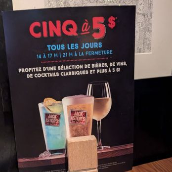 Jack Astor's - Canadian (New) Near Me - Laval, Quebec