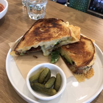 Mr West Coffee - Grilled cheese with avocado and bacon (bread was extremely hard) - Wine Bars Near Me - Seattle, Washington Mr West Coffee - Grilled cheese with avocado and bacon (bread was extremely hard) - Wine Bars Near Me - Seattle, Washington