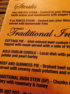 Menu photo 8 Merchant's Arch Bar Dublin, D