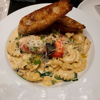 Entourage - Crab and shrimp pasta. - American Near Me - Naperville, Illinois Entourage - Crab and shrimp pasta. - American Near Me - Naperville, Illinois