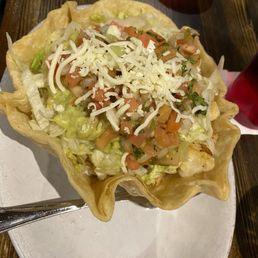 Fish taco salad