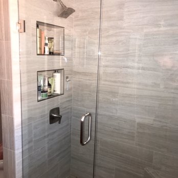 Carrillo Tile & Remodeling - Beautiful new shower and glass - General Contractors Near Me - San Diego, California Carrillo Tile & Remodeling - Beautiful new shower and glass - General Contractors Near Me - San Diego, California