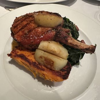 Old Ebbitt Grill - Duroc Pork Chop don't see added lobster artichoke dip - Bars Near Me - Washington, DC, District of Columbia Old Ebbitt Grill - Duroc Pork Chop don't see added lobster artichoke dip - Bars Near Me - Washington, DC, District of Columbia