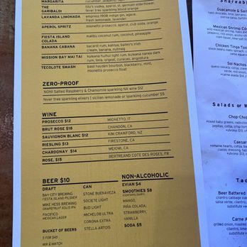 Solrisa - Menu - American Near Me - San Diego, California Solrisa - Menu - American Near Me - San Diego, California