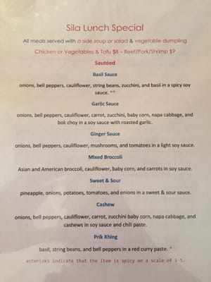 Menu photo 7 Sila Authentic Thai Restaurant Rock Hill, SC Menu photo 7 Sila Authentic Thai Restaurant Rock Hill, SC