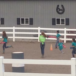 Morgan Valley Farm - A couple of years ago at my daughters first horse camp. The whole group of girls giggled and enjoyed this activity so much!