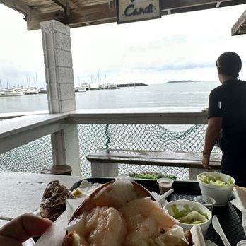 Pescaderia Don Candi - Arepa de camarones - Seafood Near Me - Fajardo, Puerto Rico