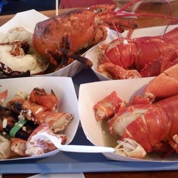 Markey's Lobster Pool - 1 Large Lobster, 2 Smalls - Seafood Near Me - Seabrook, New Hampshire Markey's Lobster Pool - 1 Large Lobster, 2 Smalls - Seafood Near Me - Seabrook, New Hampshire