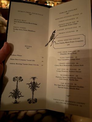 Menu photo 5 The Portrait Bar New York, NY Menu photo 5 The Portrait Bar New York, NY